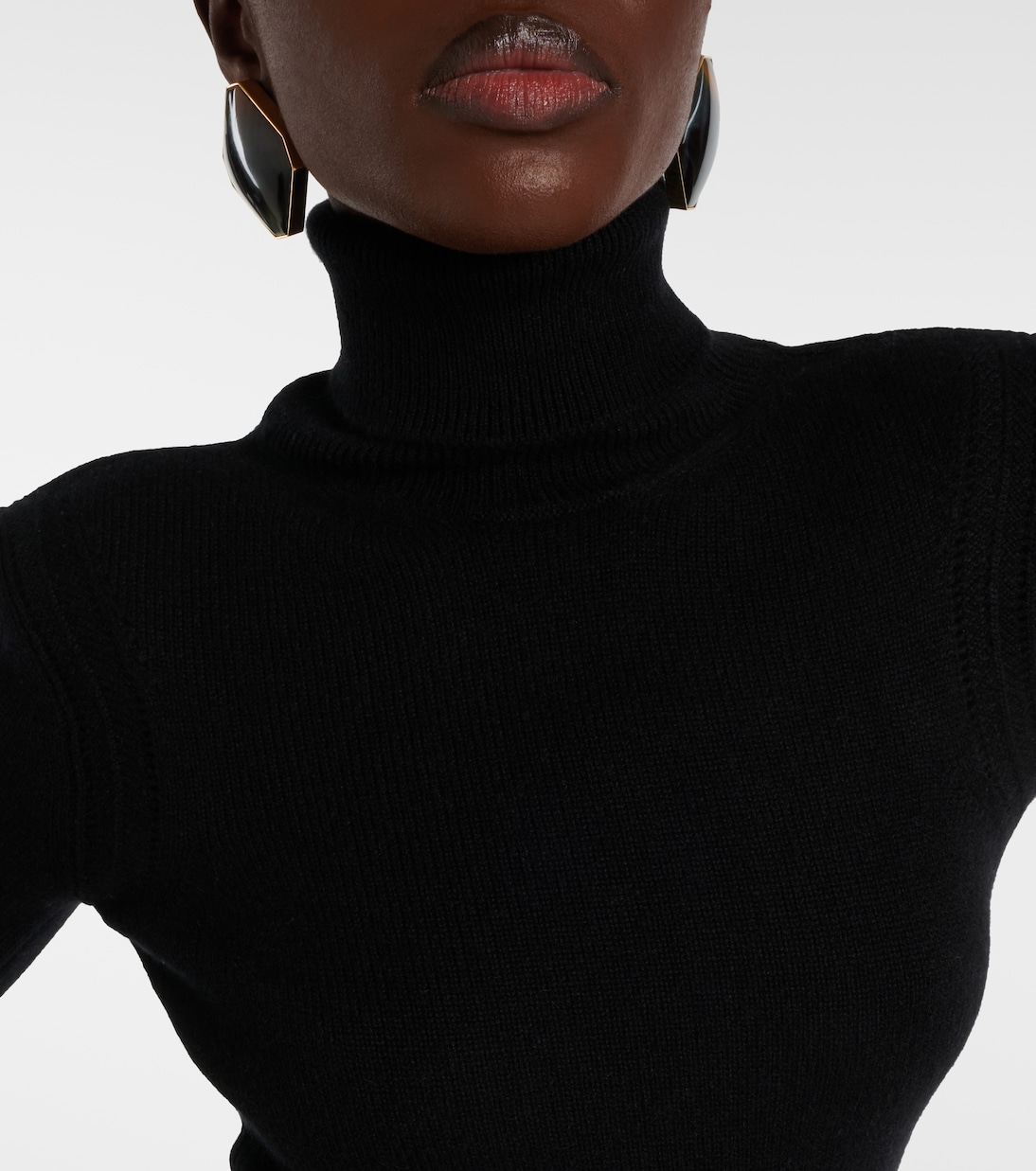 Robe longue à col roulé en cachemire | Tom Ford