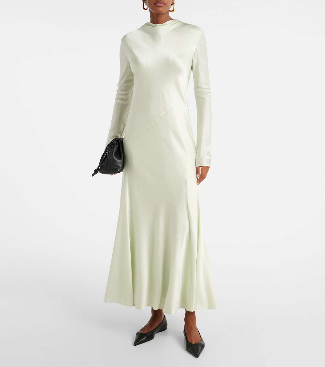 Robe longue Raquel en soie mélangée | Tove