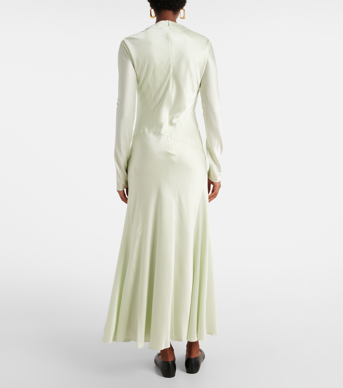 Robe longue Raquel en soie mélangée | Tove