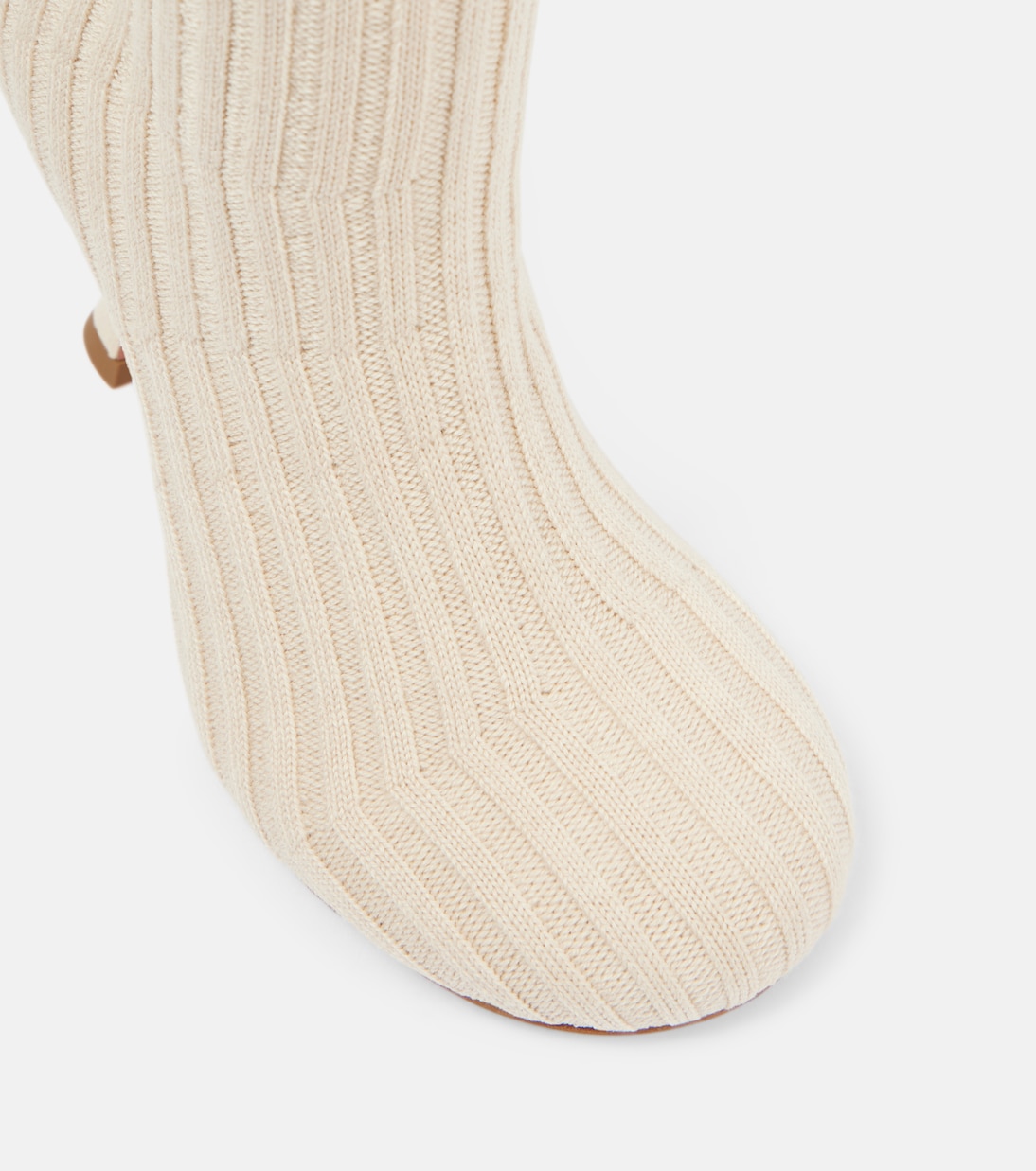 Stiefel Veneda 95 aus Strick | Amina Muaddi