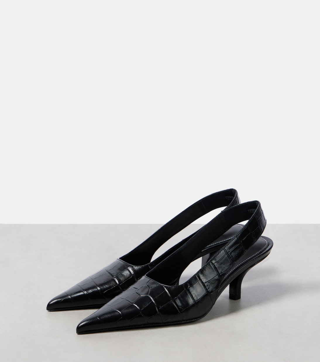 Slingback-Pumps aus Leder | Toteme