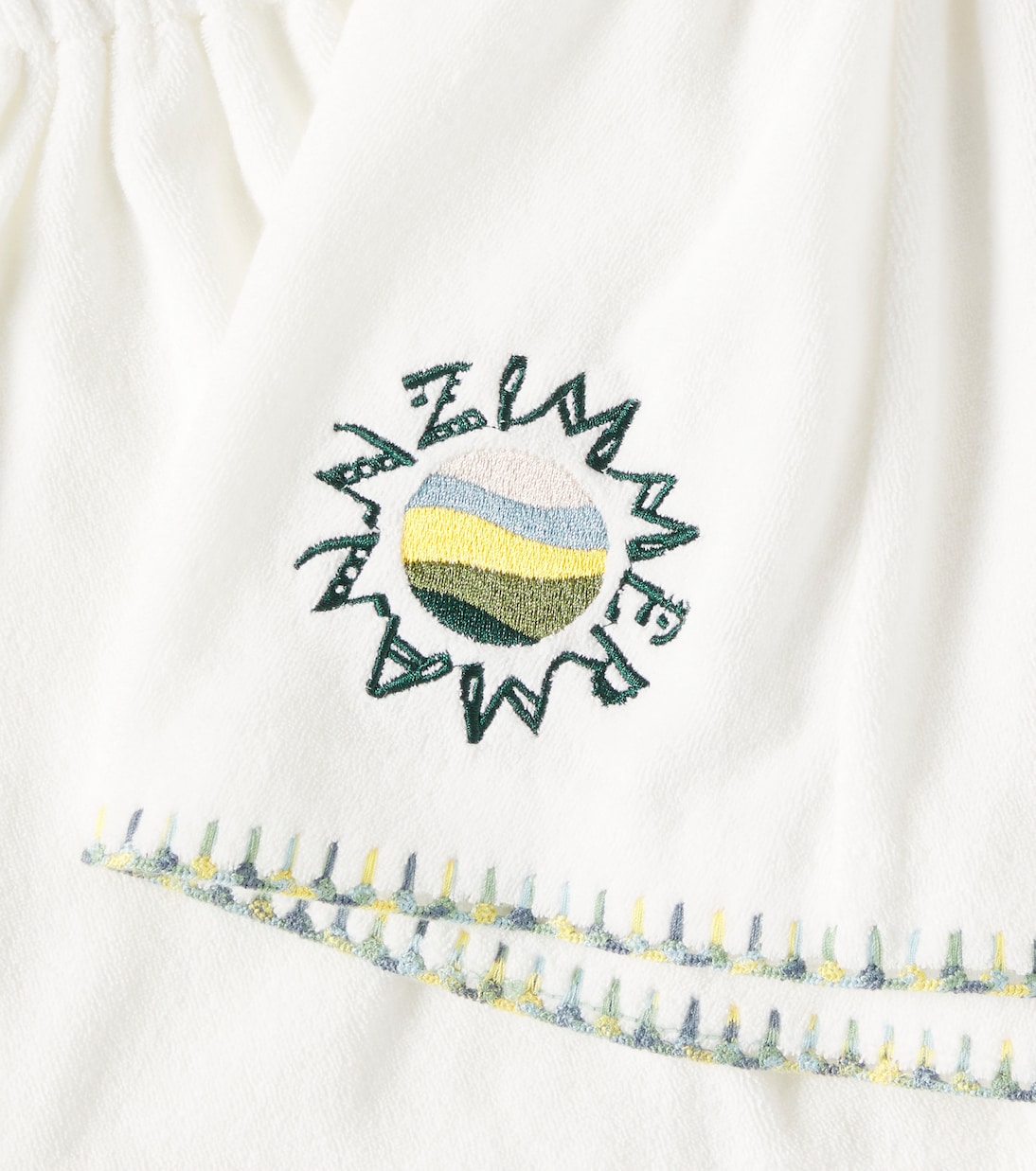 Tallow cotton-blend terry shorts | Zimmermann Kids