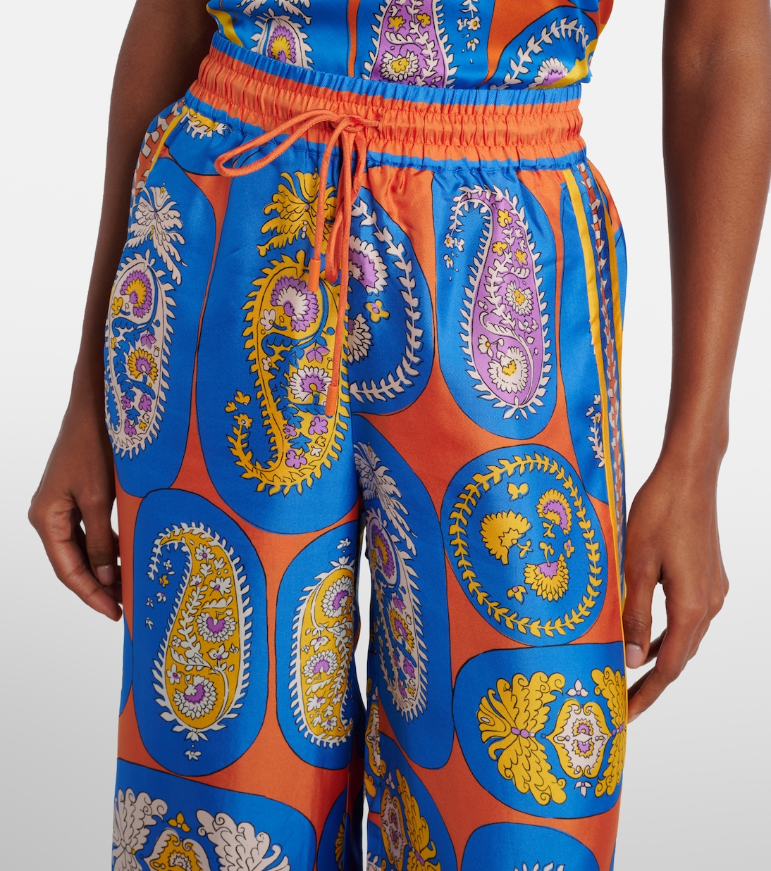 Pantalon ample Luis en soie | Alémais