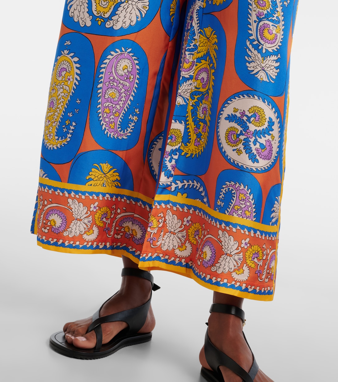 Pantalon ample Luis en soie | Alémais