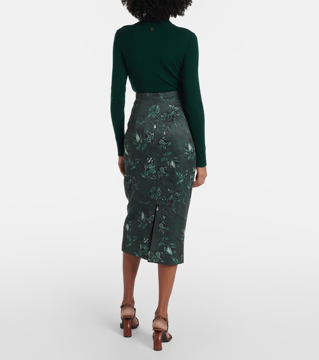 Bleistiftrock Lorelei aus Faille | Emilia Wickstead