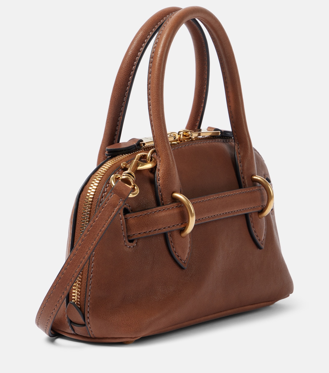 Aventure Mini leather tote bag | Miu Miu