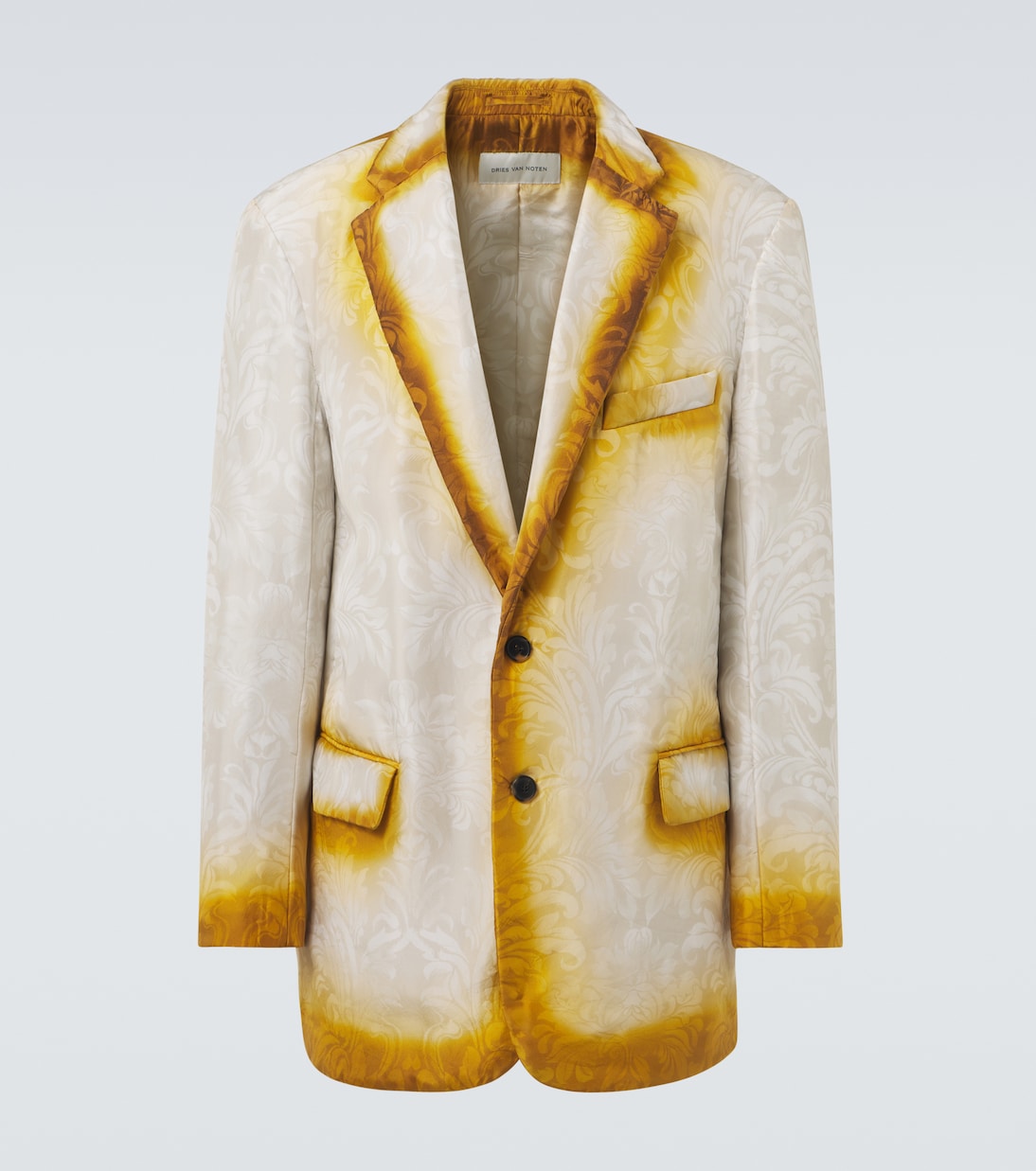 Silk jacquard blazer | Dries Van Noten