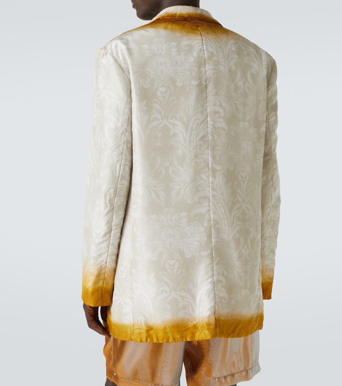 Silk jacquard blazer | Dries Van Noten