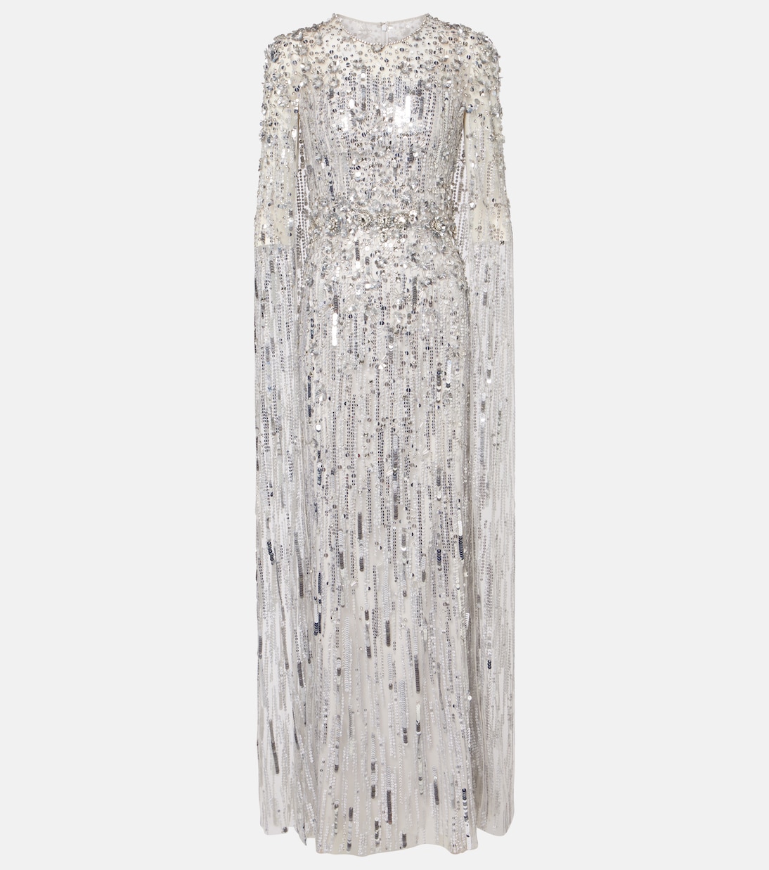 Abito lungo Ruby con paillettes | Jenny Packham