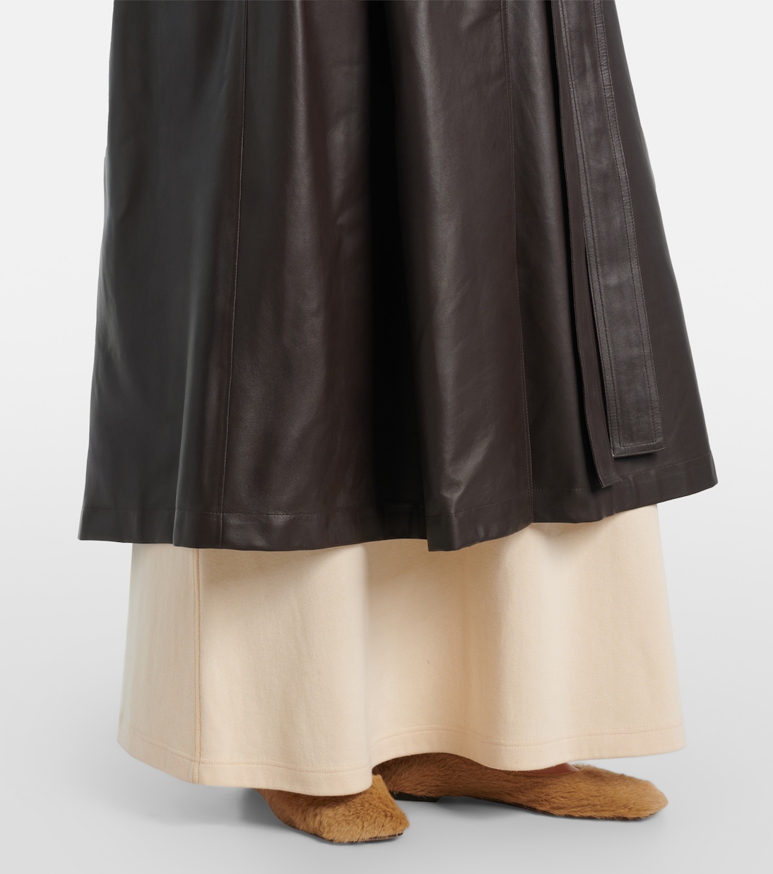 Mantel Ryota aus Leder | The Row