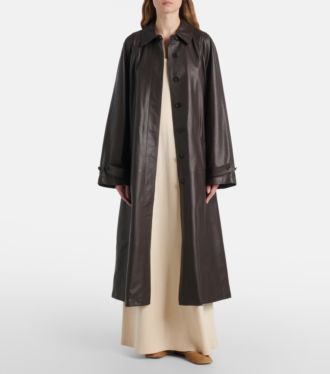 Mantel Ryota aus Leder | The Row