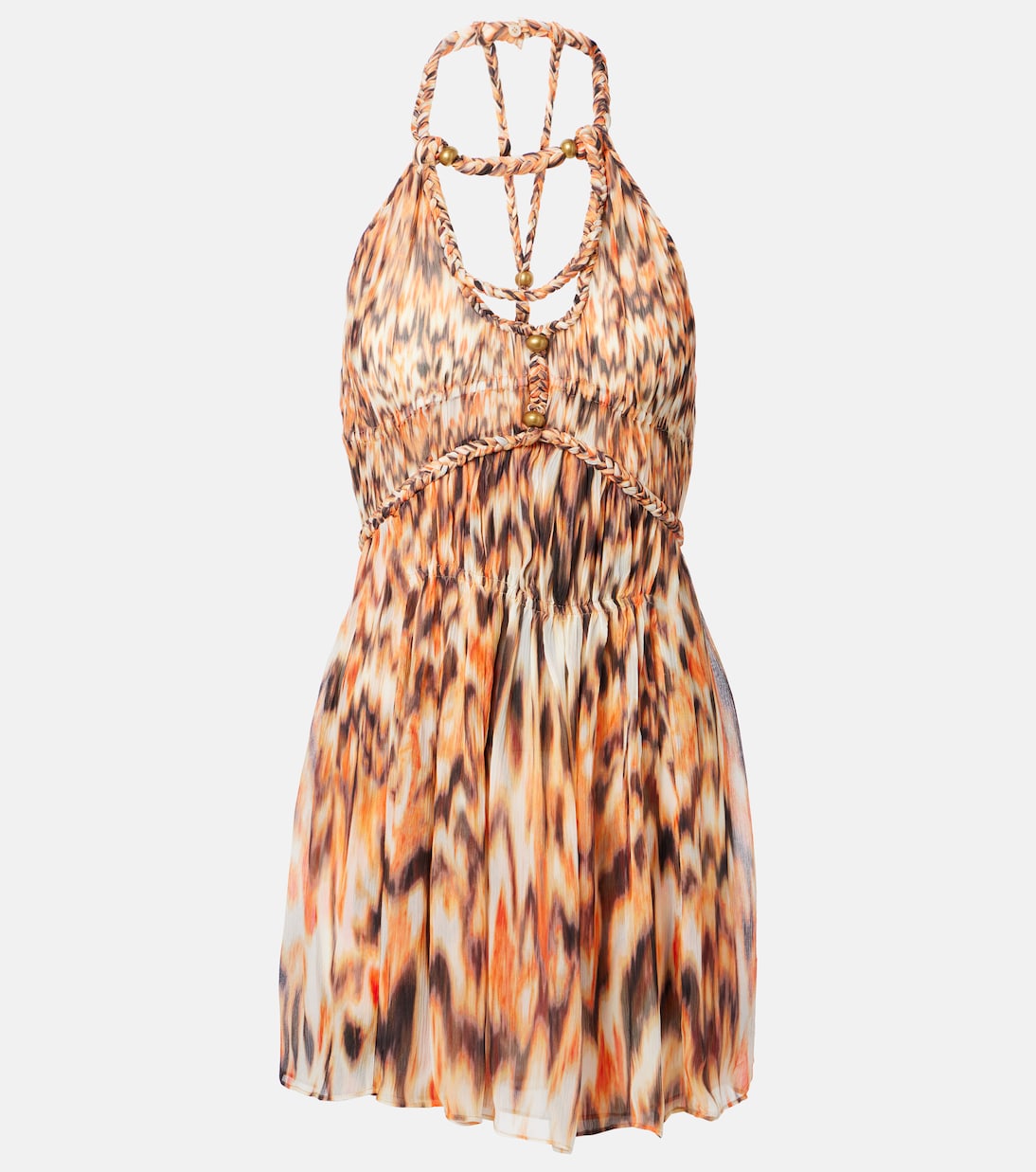 Robe Rozilda imprimée en soie | Isabel Marant