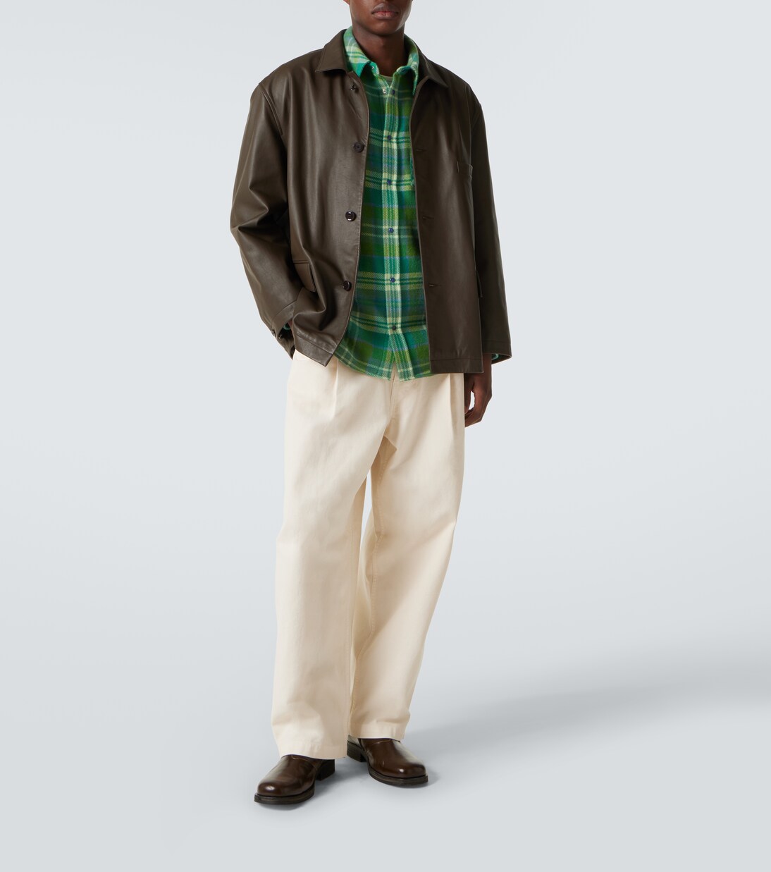 Hero tartan cashmere shirt | God's True Cashmere