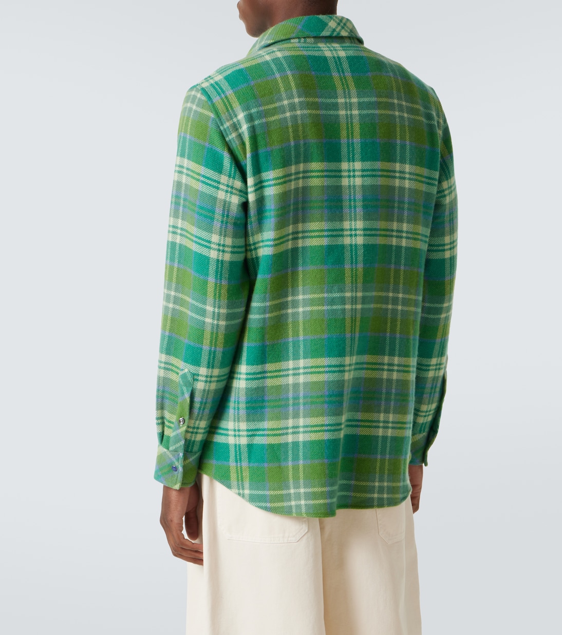 Hero tartan cashmere shirt | God's True Cashmere