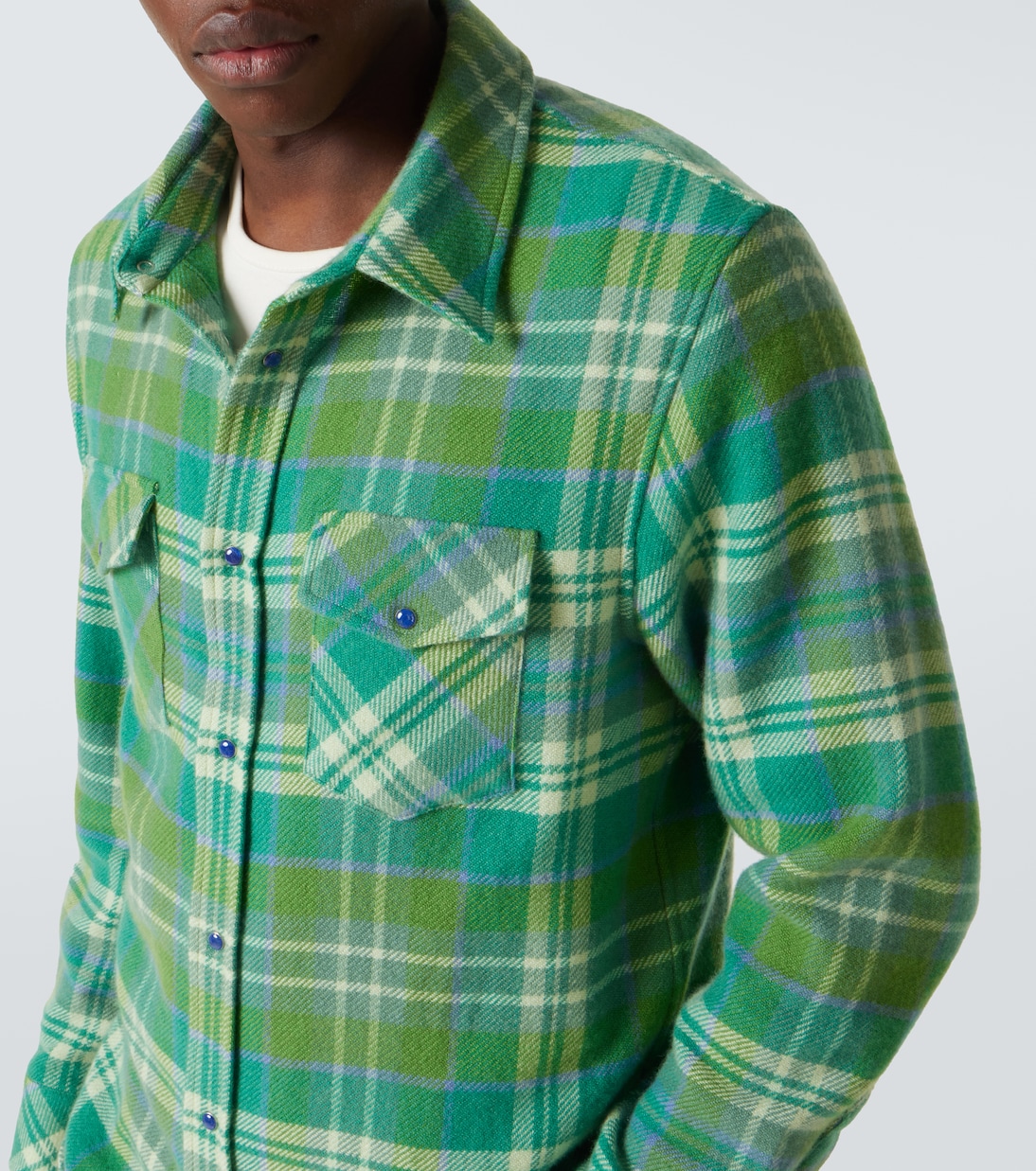 Hero tartan cashmere shirt | God's True Cashmere