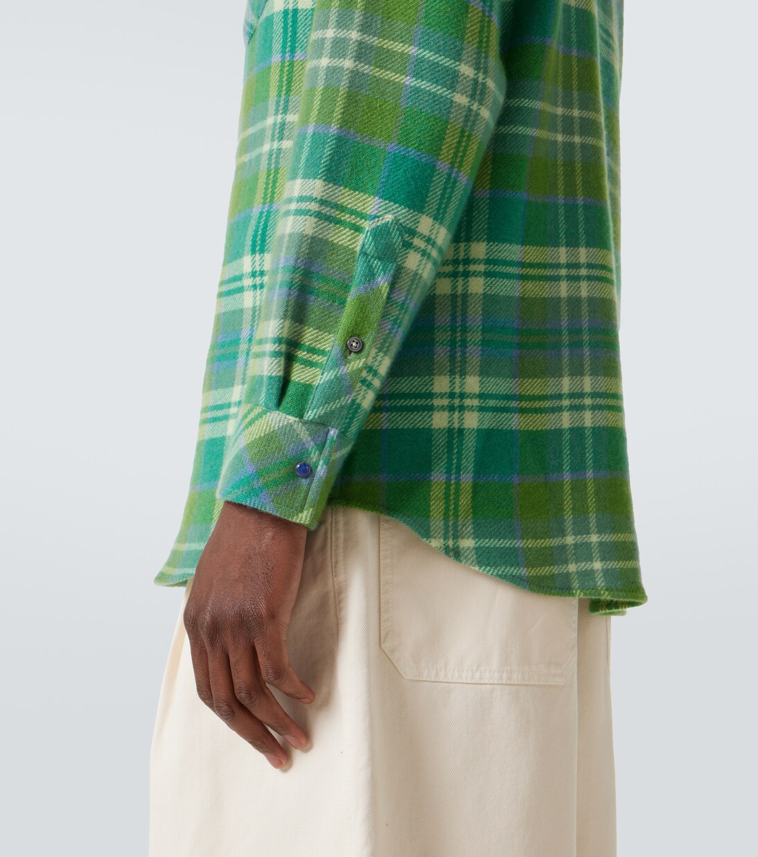 Hero tartan cashmere shirt | God's True Cashmere