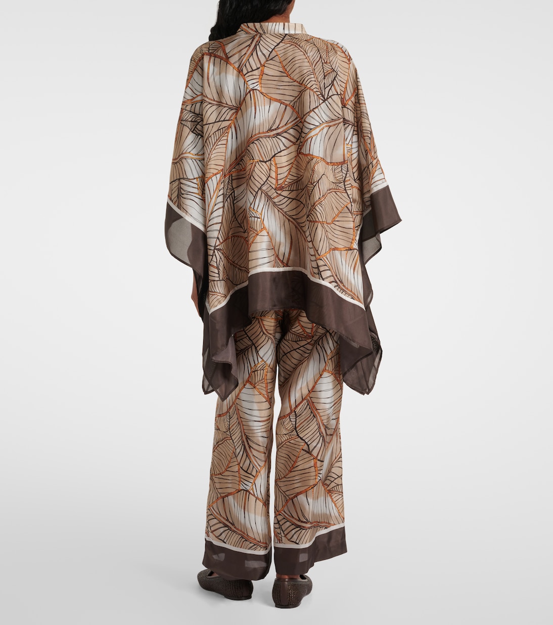 Printed silk shirt | Brunello Cucinelli