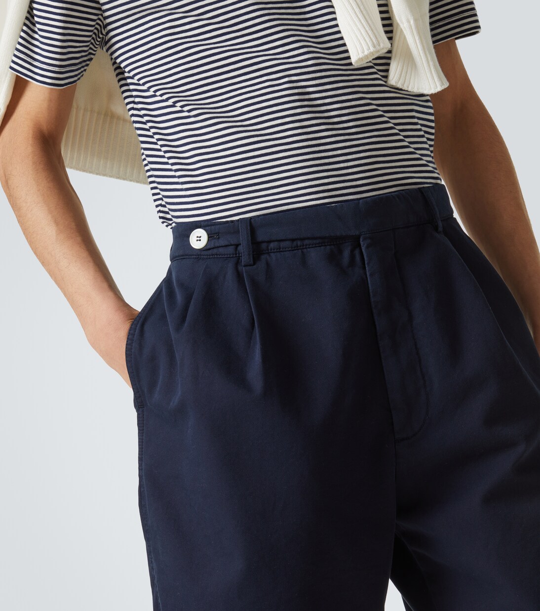 Bermudas de popelín de algodón | Brunello Cucinelli