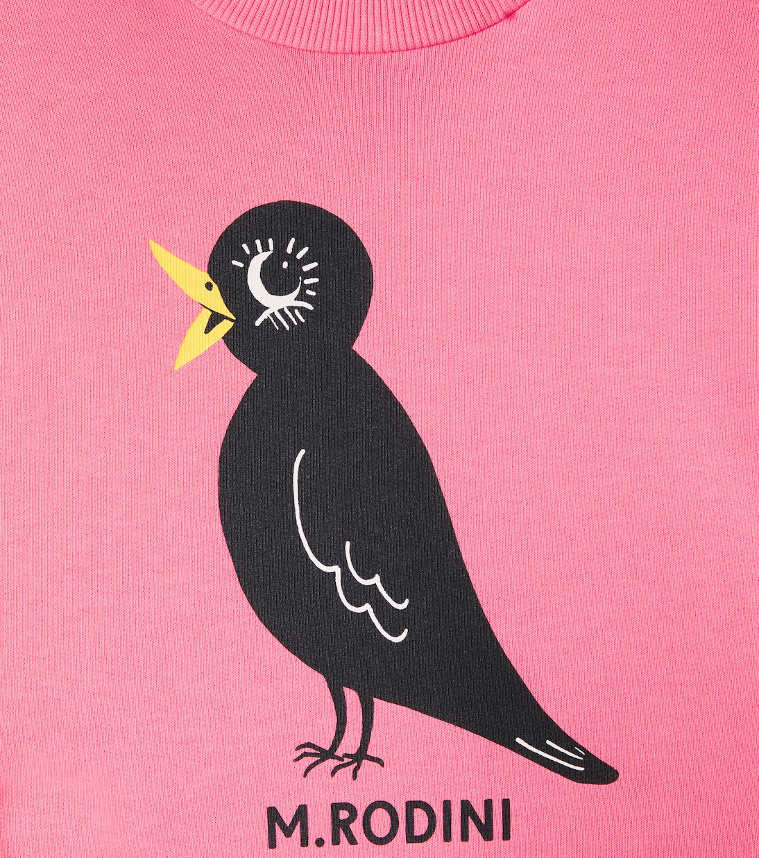 Blackbird cotton jersey sweatshirt | Mini Rodini