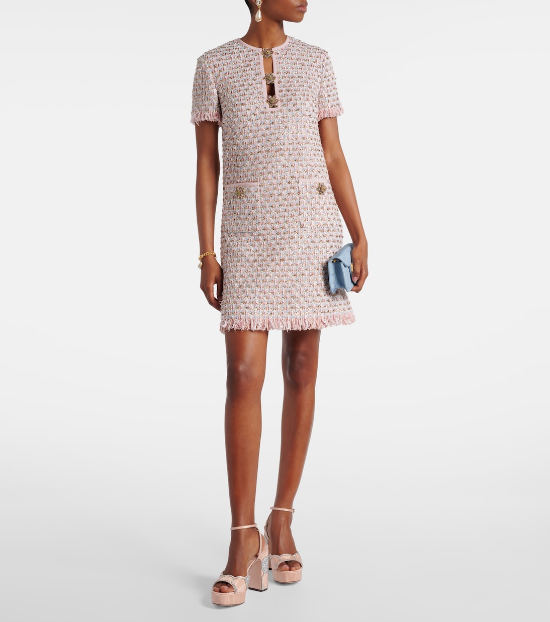 Bowow 115 moiré platform sandals | Valentino Garavani