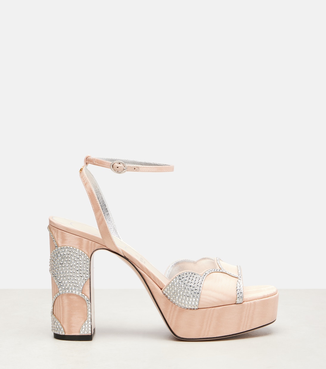 Bowow 115 moiré platform sandals | Valentino Garavani