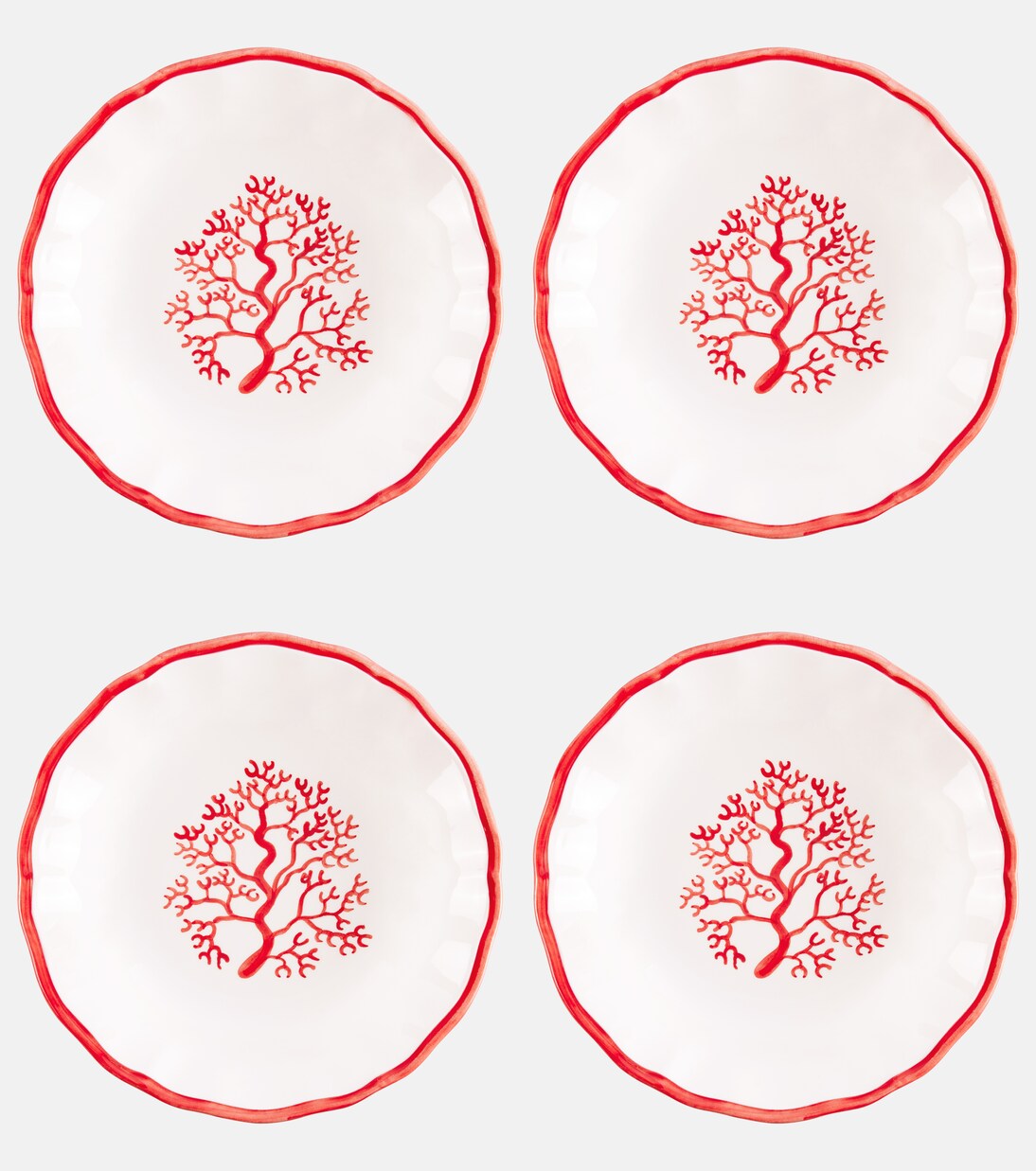 Coral set of 4 ceramic bowls | Les-Ottomans