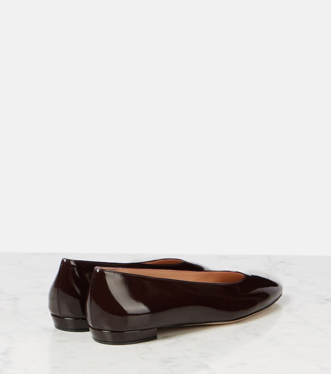Amelia patent leather ballet flats | Gianvito Rossi