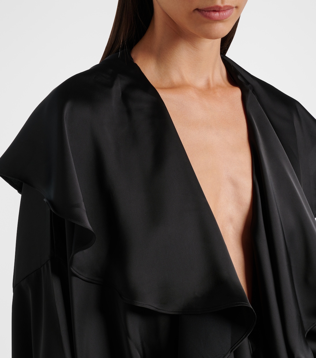 Ruffled bodysuit  | Norma Kamali
