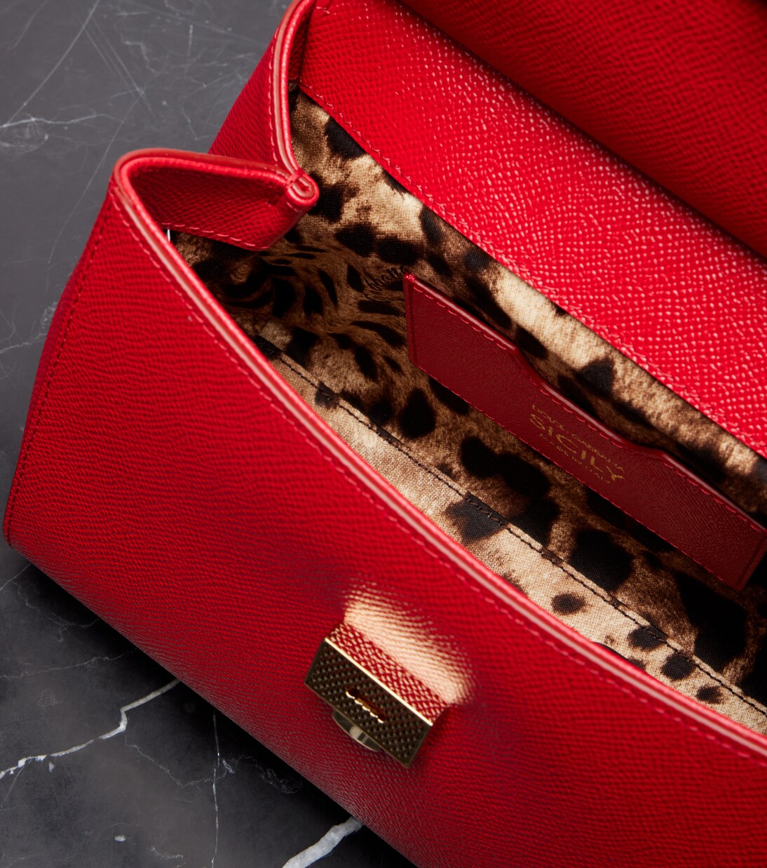 Sicily Small leather tote bag | Dolce&Gabbana