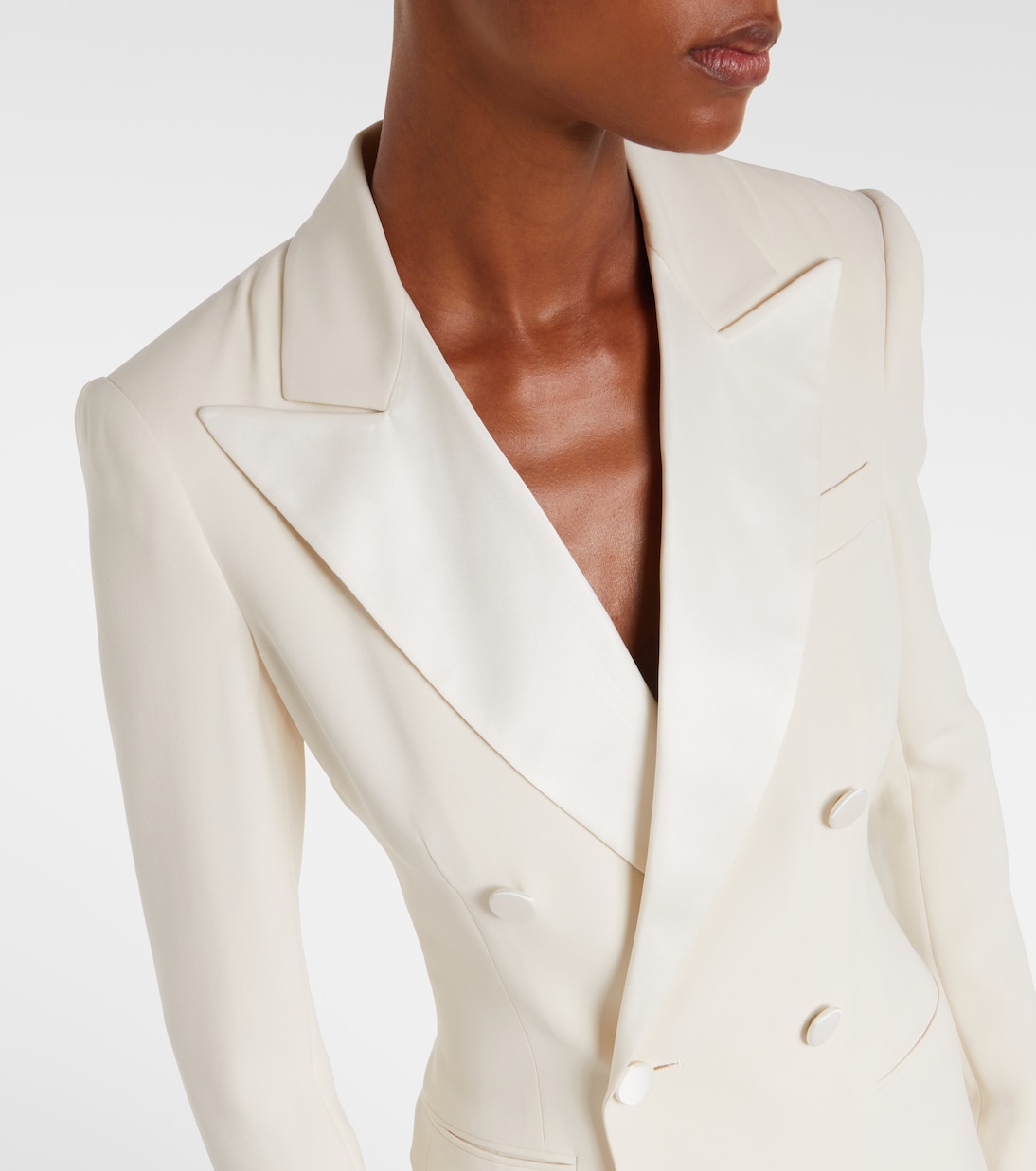 Vestido de fiesta Kristian de cady de seda | Ralph Lauren Collection