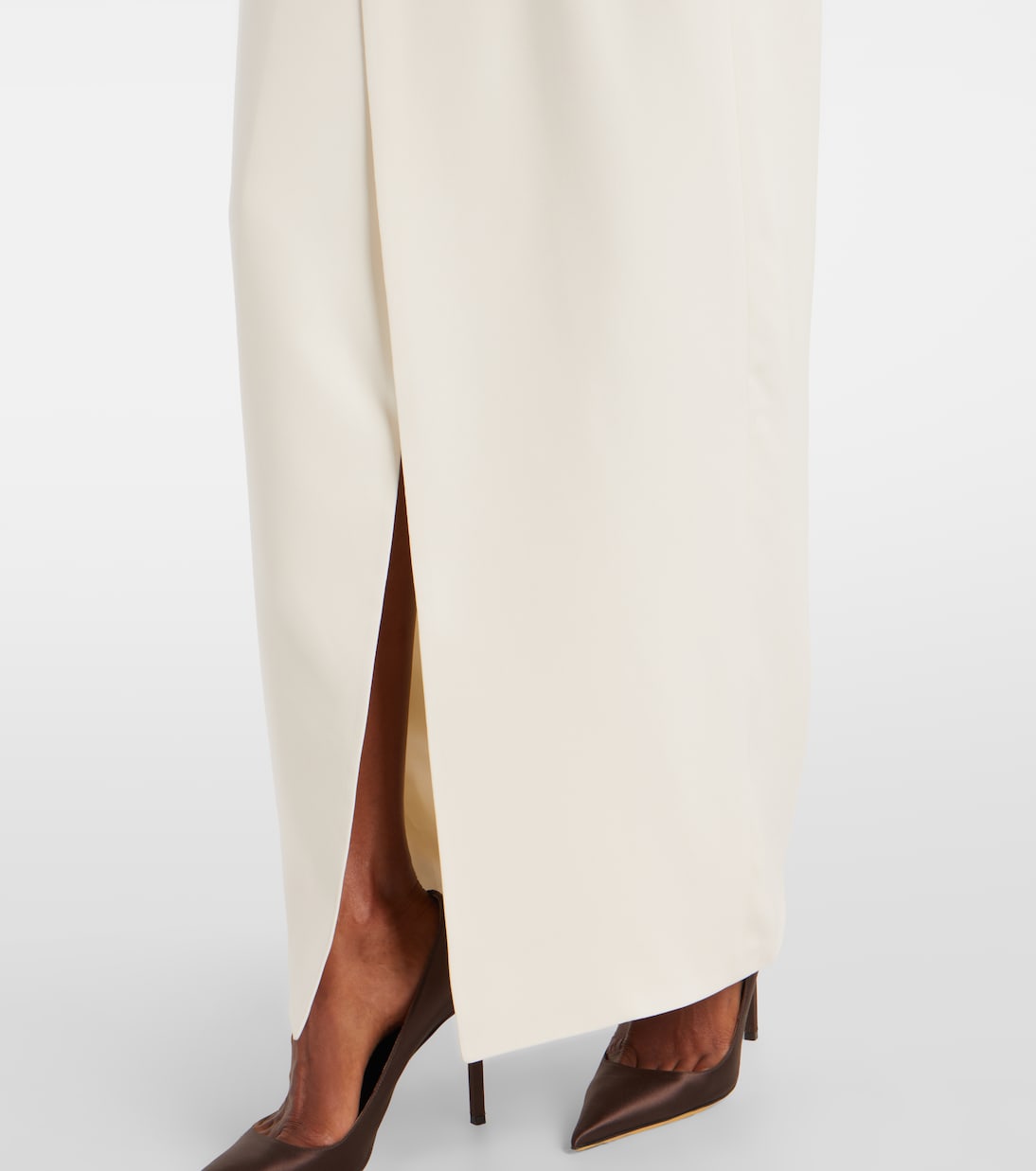 Vestido de fiesta Kristian de cady de seda | Ralph Lauren Collection