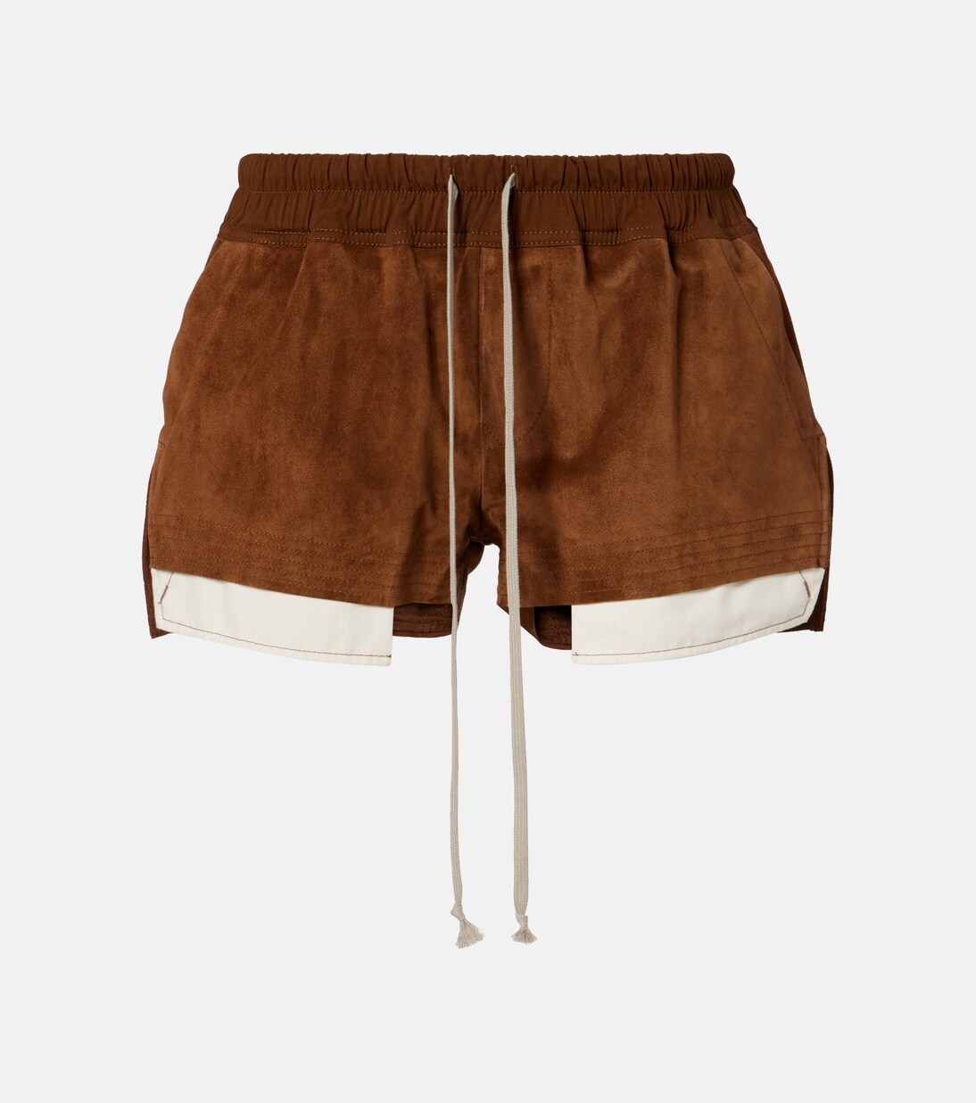 Shorts aus Veloursleder | Rick Owens