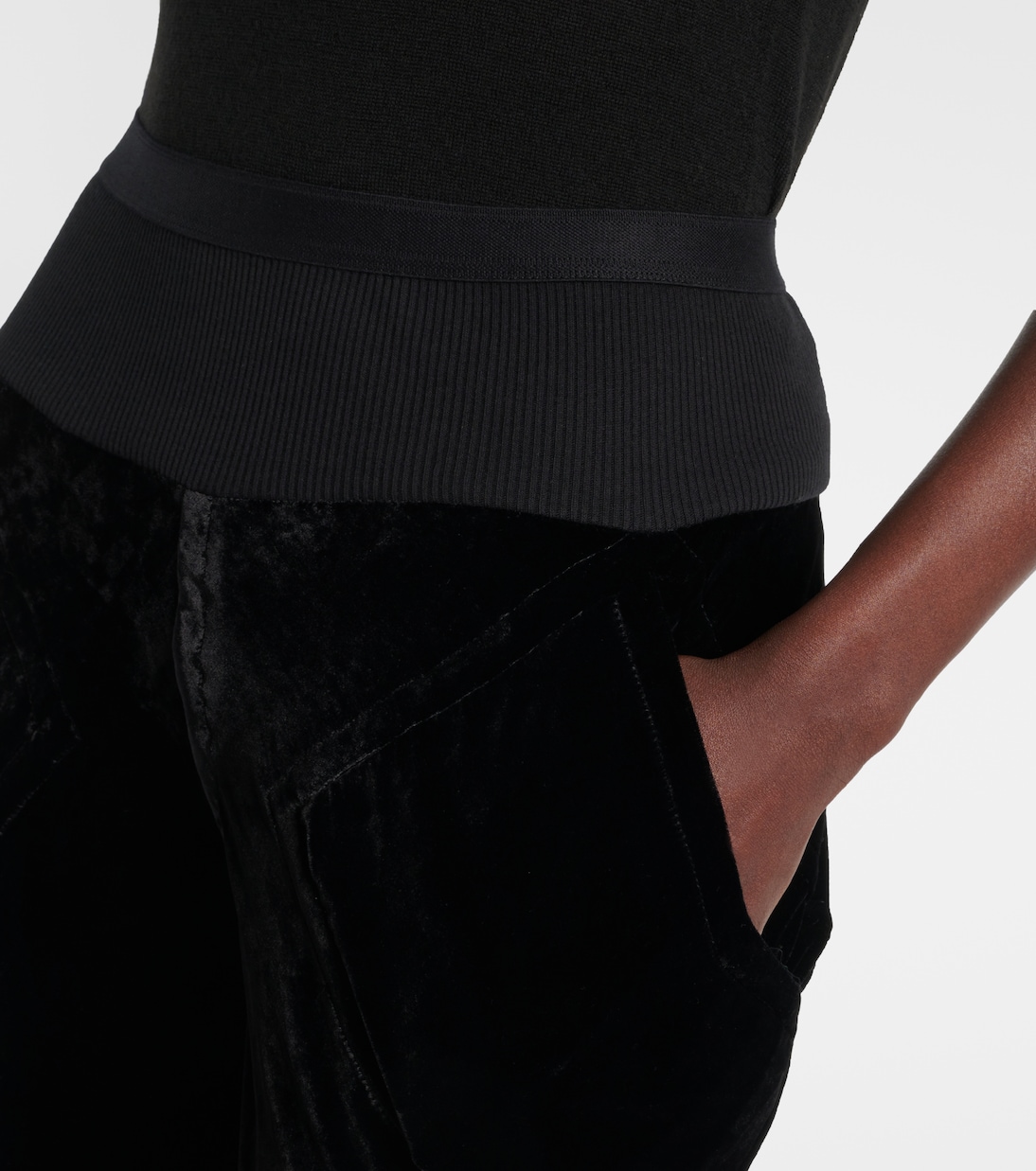 Weite Hose Bias aus Cady-Crêpe | Rick Owens