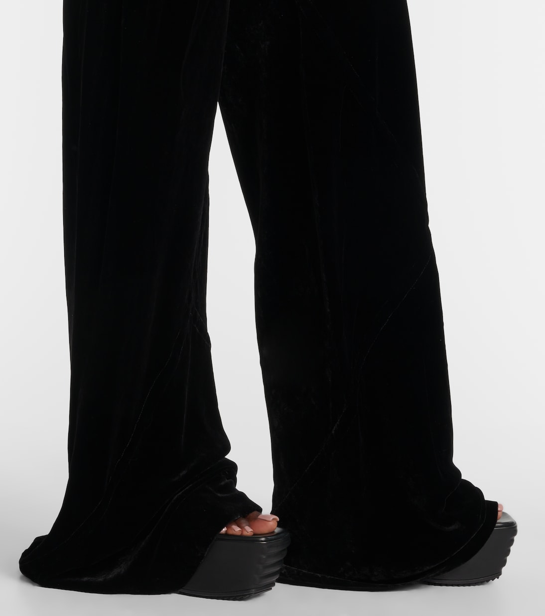 Weite Hose Bias aus Cady-Crêpe | Rick Owens