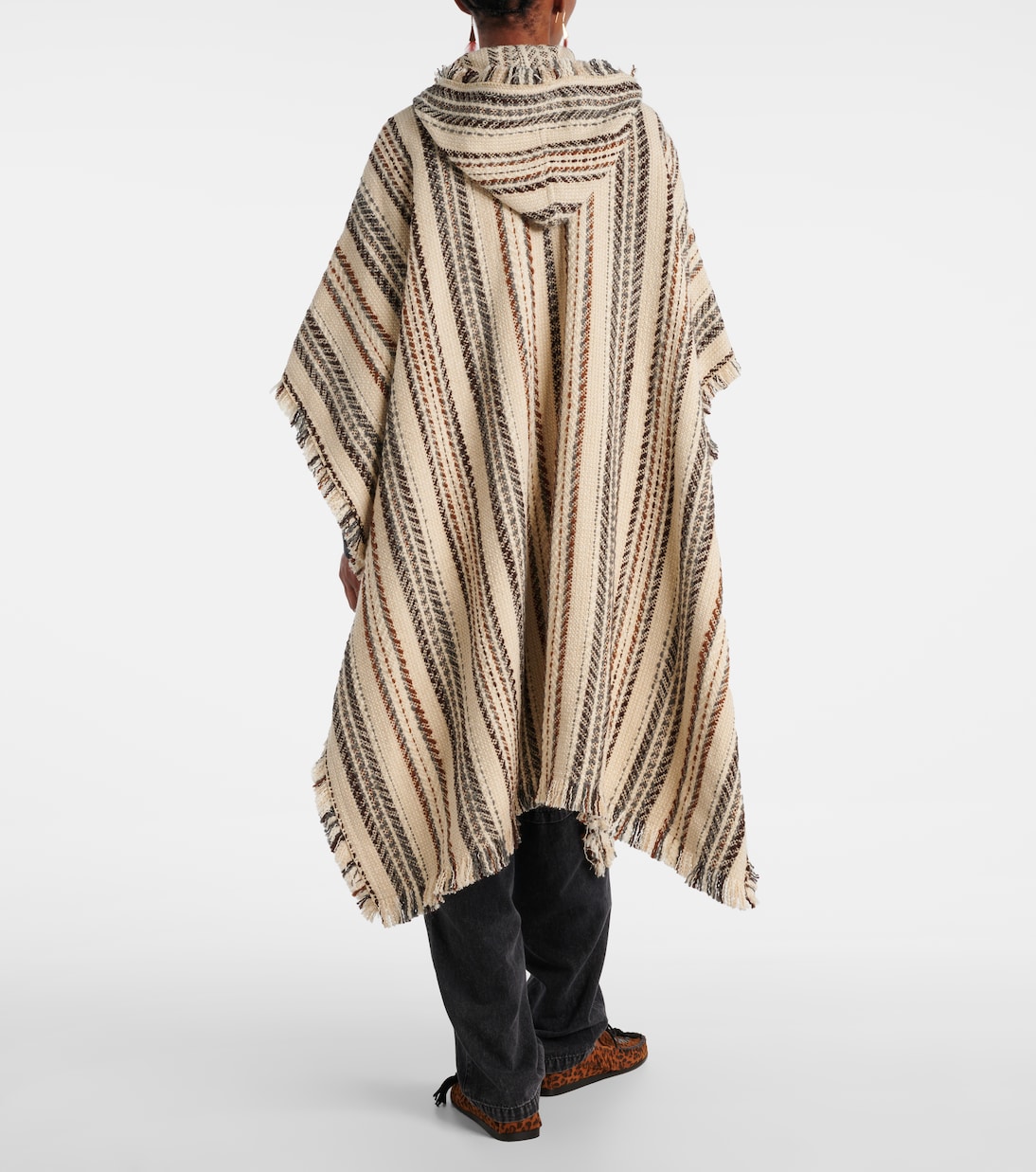Iseline striped poncho | Marant Etoile