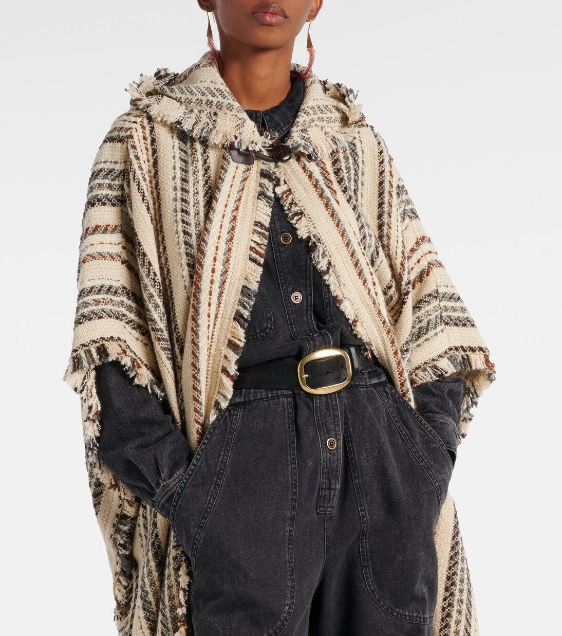 Iseline striped poncho | Marant Etoile