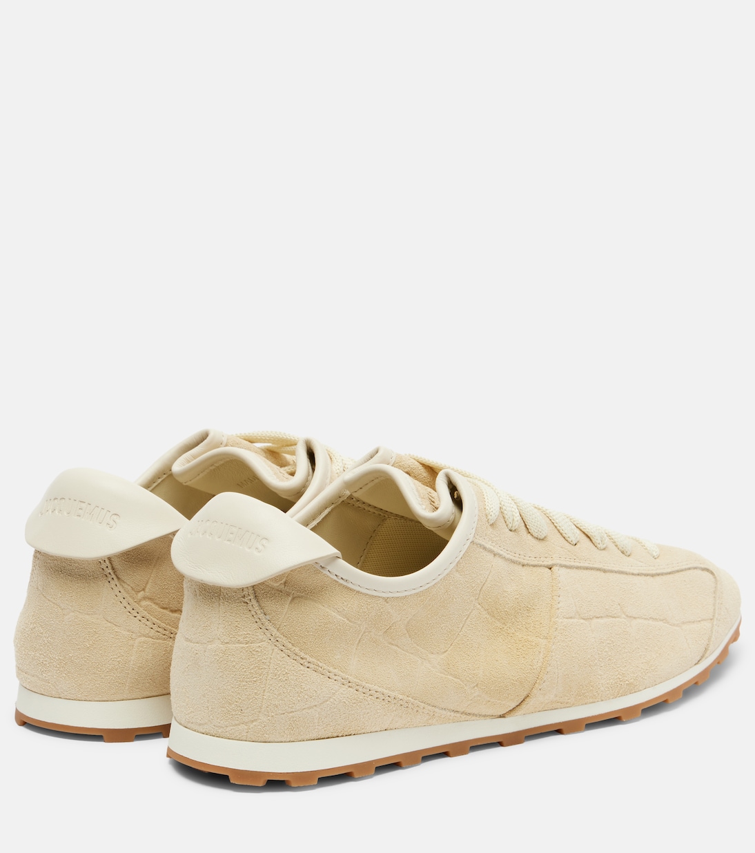 Tennis croc-effect suede sneakers | Jacquemus