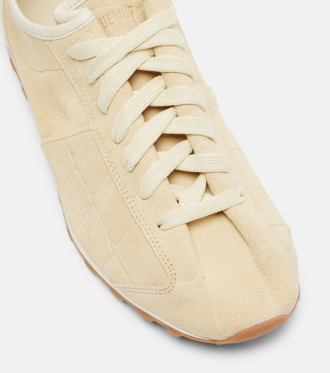 Tennis croc-effect suede sneakers | Jacquemus