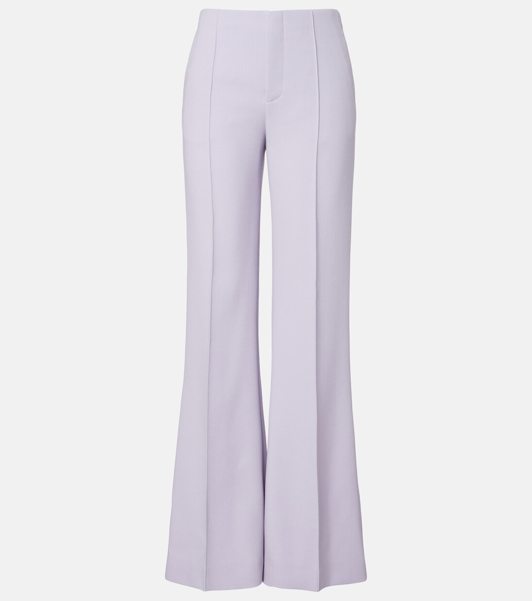 High-rise virgin wool wide-leg pants | Chloé