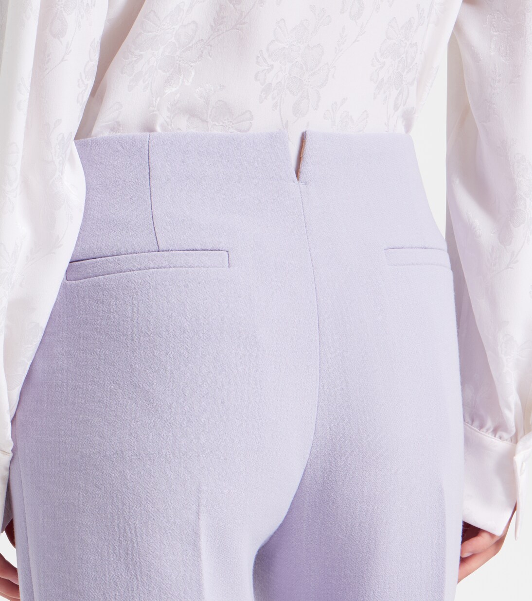 High-rise virgin wool wide-leg pants | Chloé