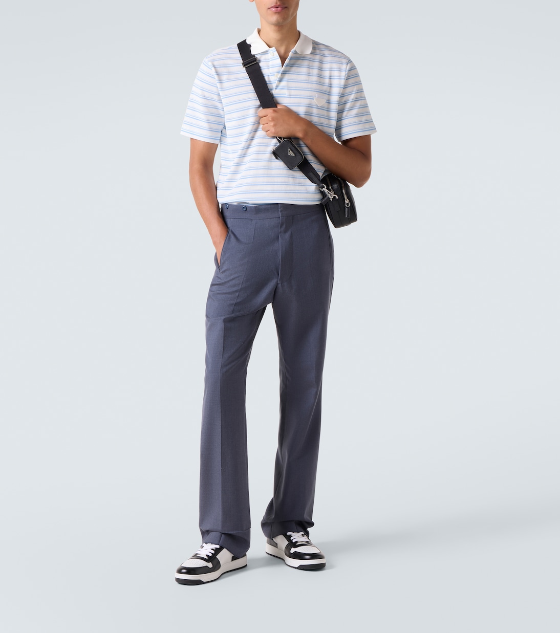 Sneakers Downtown aus Leder | Prada