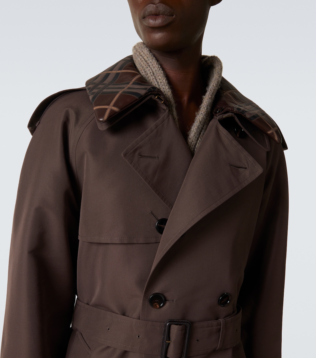 Trenchcoat Burberry Check aus Seide und Baumwolle | Burberry