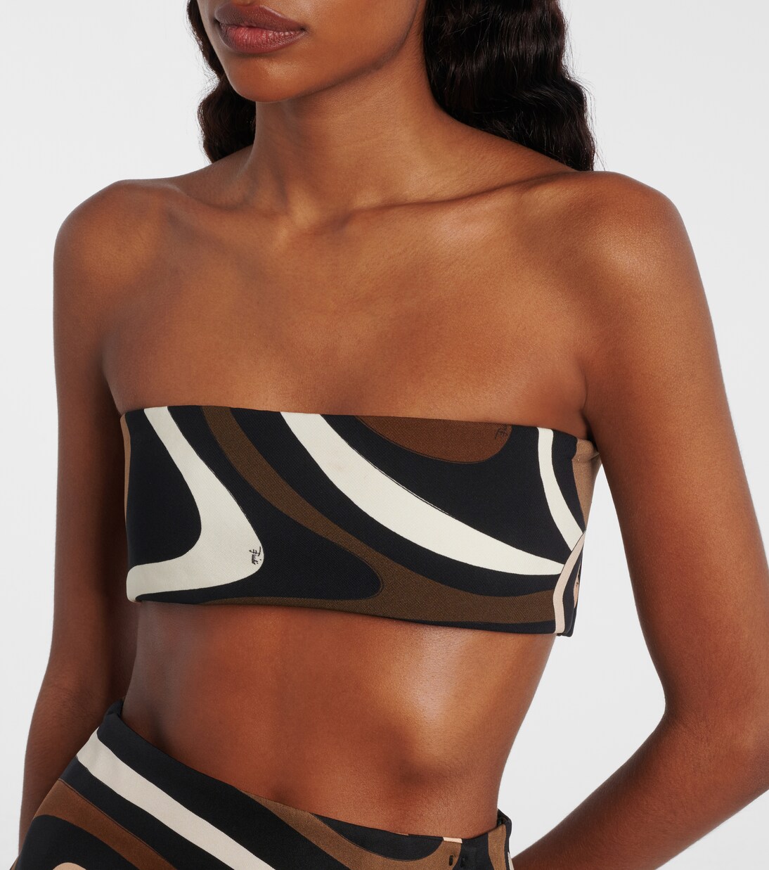 Hawaii针织抹胸式上衣 | Pucci