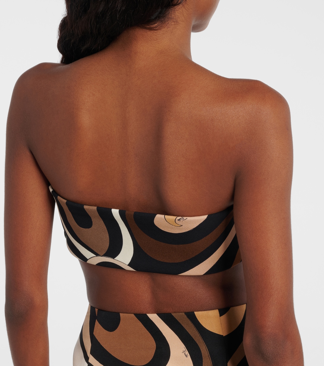 Hawaii针织抹胸式上衣 | Pucci