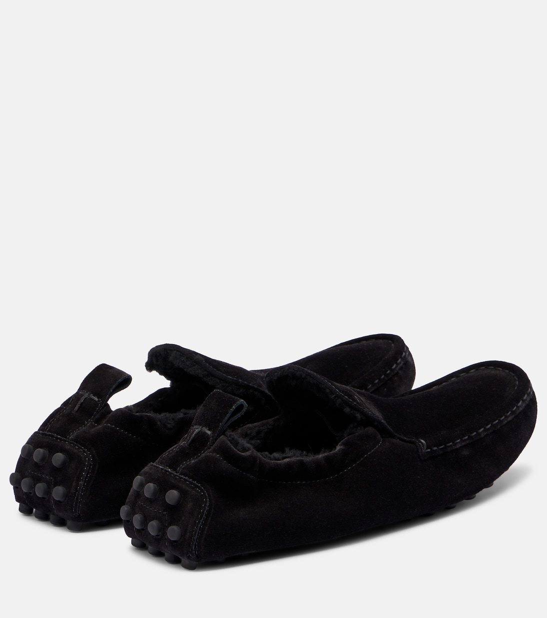 Mocassins Gommino en daim et shearling | Tod's