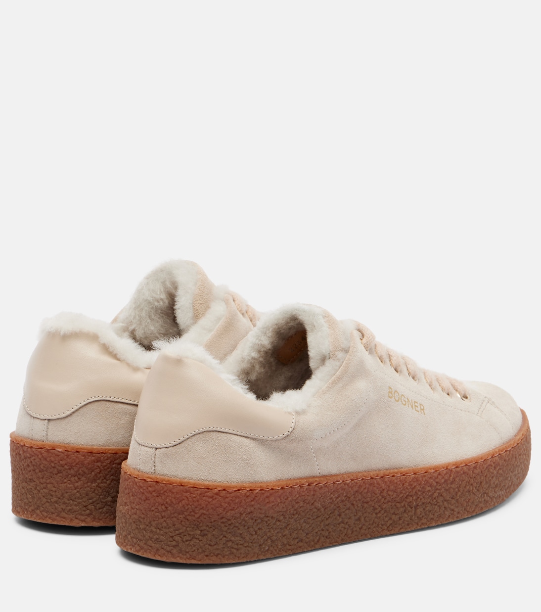 Sneakers Lucerne in suede con shearling | Bogner