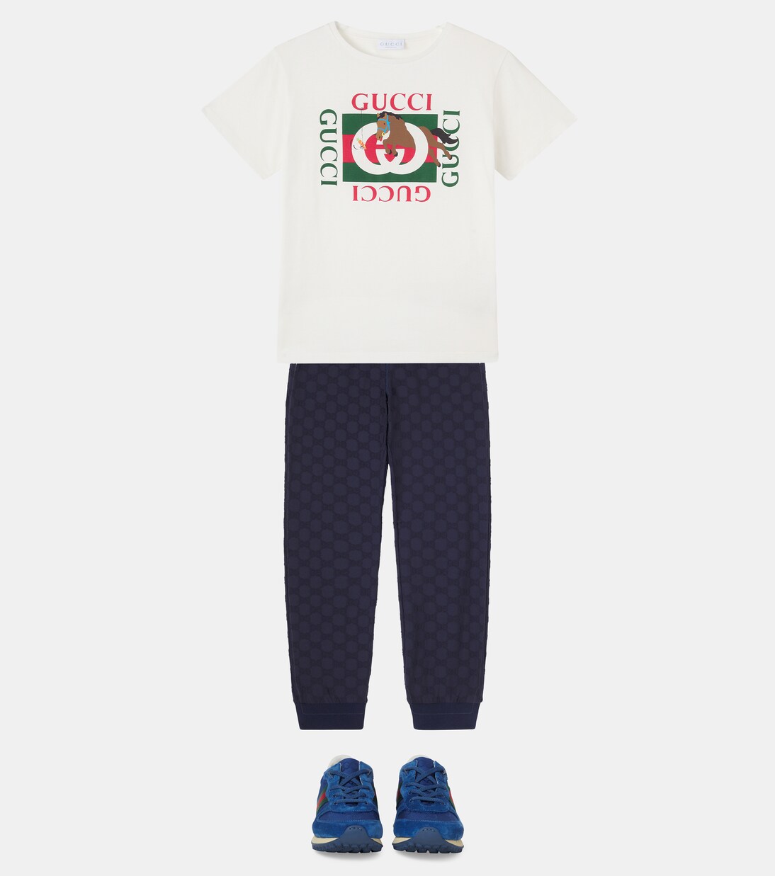 x Euan Roberts cotton jersey T-shirt | Gucci Kids