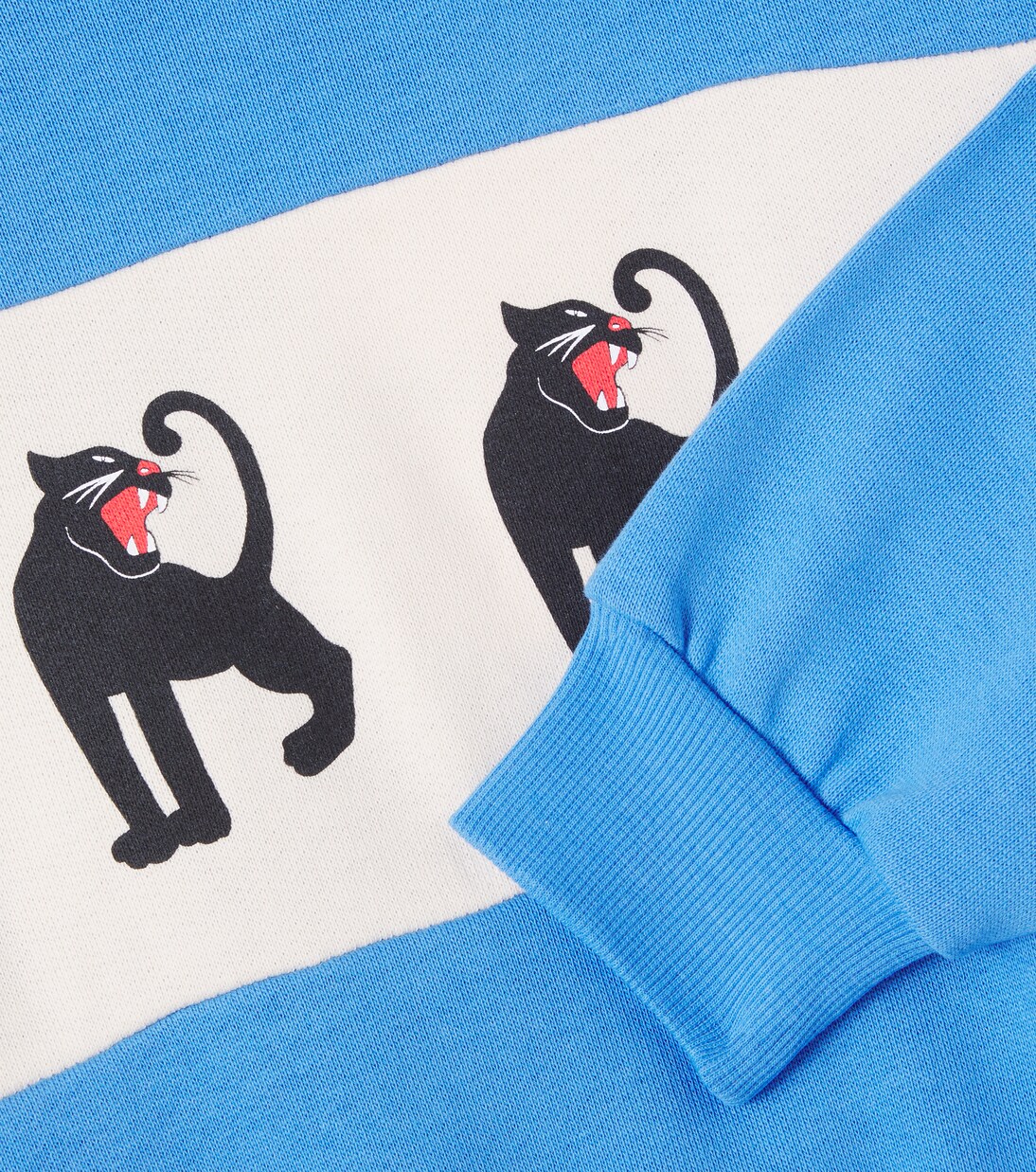 Printed cotton jersey sweatshirt | Mini Rodini