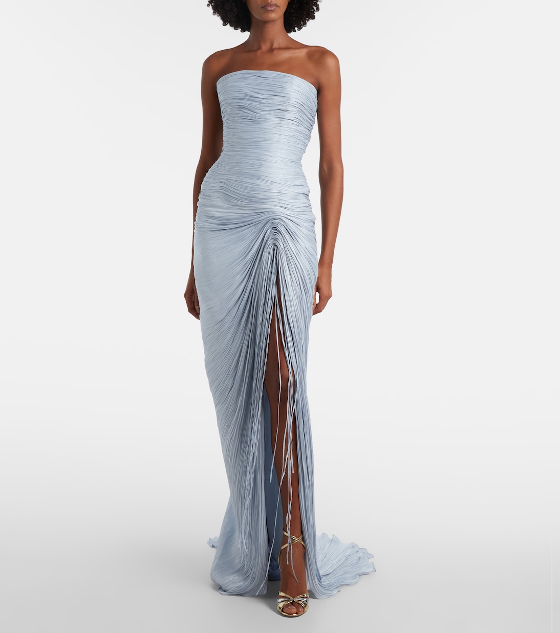 Tatiana pleated corset gown | Marmar Halim