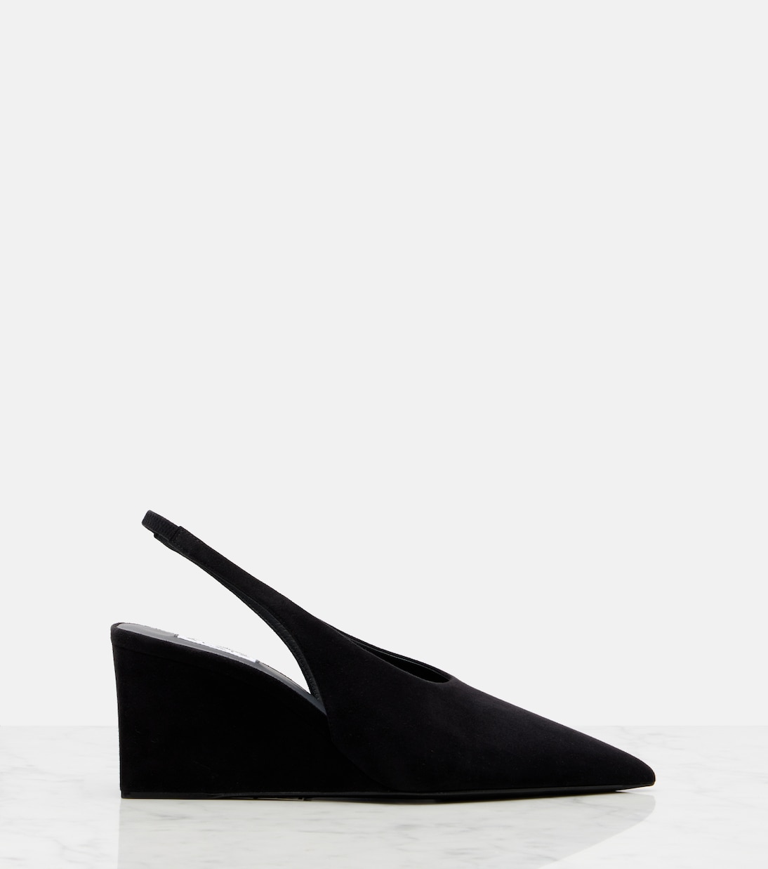 Wedges Cube 75 aus Veloursleder | Alaïa